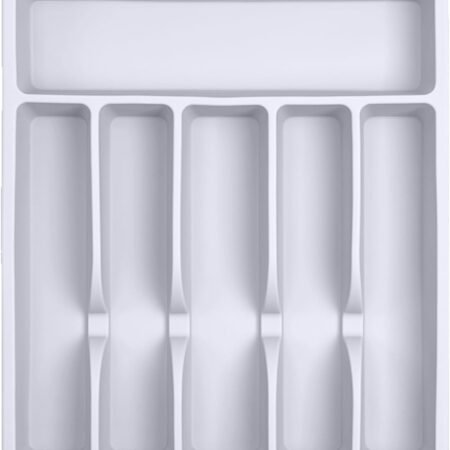 White Silicone Cutlery Tray Non-Slip Base
