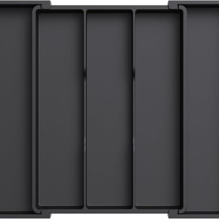 Expandable Plastic Utensil Tray for Spatulas and Cutlery