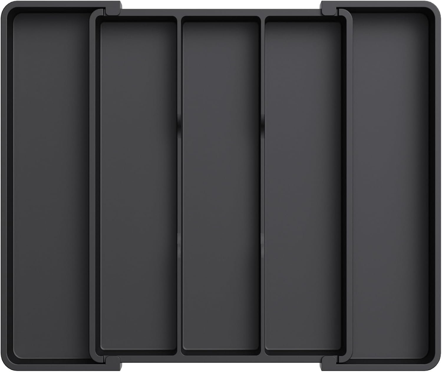 Expandable Plastic Utensil Tray for Spatulas and Cutlery